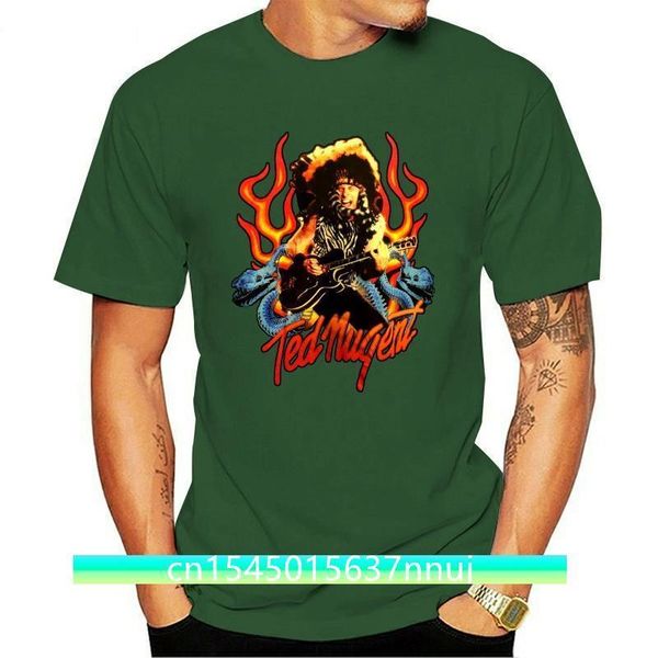 

ted nugent summer 2002 tour concert t shirt 220702, White;black
