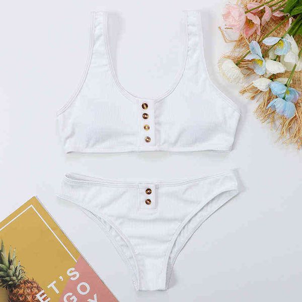 

color women's solid broadband care hine swimsuit bikini, White;black