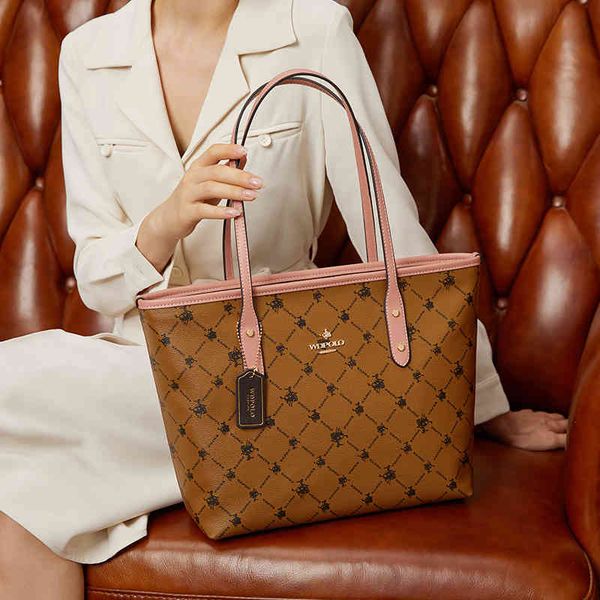 

ladies fashion trend new brand bag wholesale wdpolo 2021 women's old flower ins bucket shoulder hand msenger tote