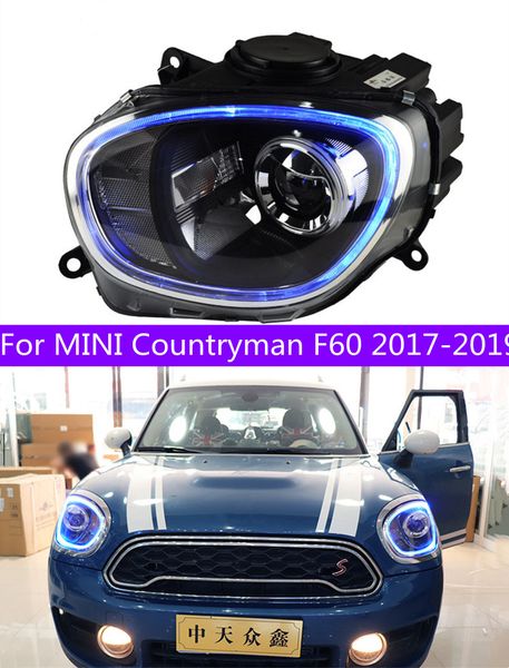 Luzes de nevoeiro reversas automáticas para mini countryman f60 20 17-20 19 led lâmpada traseira streamer sinal de volta montagem da luz traseira correndo lâmpada de freio