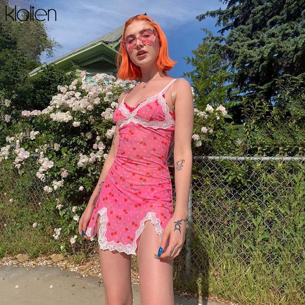 

summer cute girls pink bodycon lace mini dresses 2022 womens fashion casual party wild printing basic short dress mujer, Black;gray