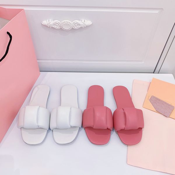 

2023 new fashion sandals designer slipper shoes luxury slide summer wide flat slippery sandal slipper flip flop flower size 35-40, Black