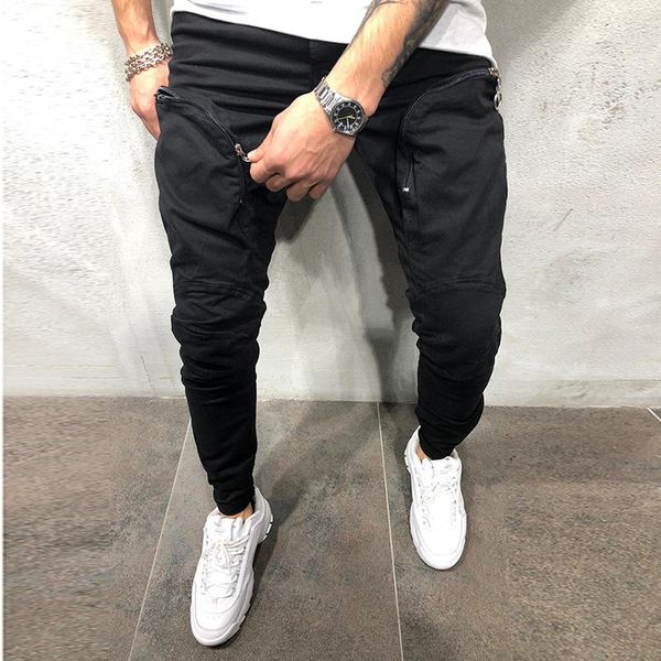 

men's pants men joggers sweatpants 2022 streetwear jogging tracksuit gym fitness bodybuilding male cargo trousers, Black