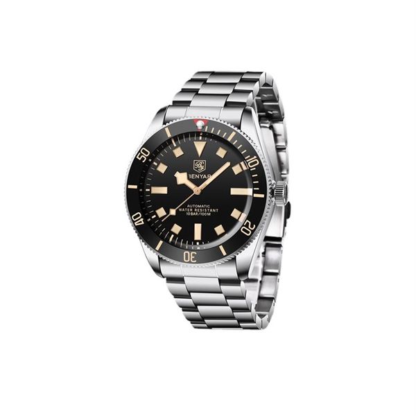 

luxury mens wristwatches watches for quartz qwarts sport waterproof wrist watch black bay retro mechanical251i, Slivery;brown