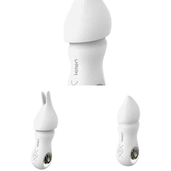 Nxy Eggs Leten Rabbit Mini Bullet Vibratore 10 Velocità Stimolatore del clitoride Capezzolo Massaggio del clitoride Uovo di salto vibrante Giocattoli erotici del sesso per donna 220421