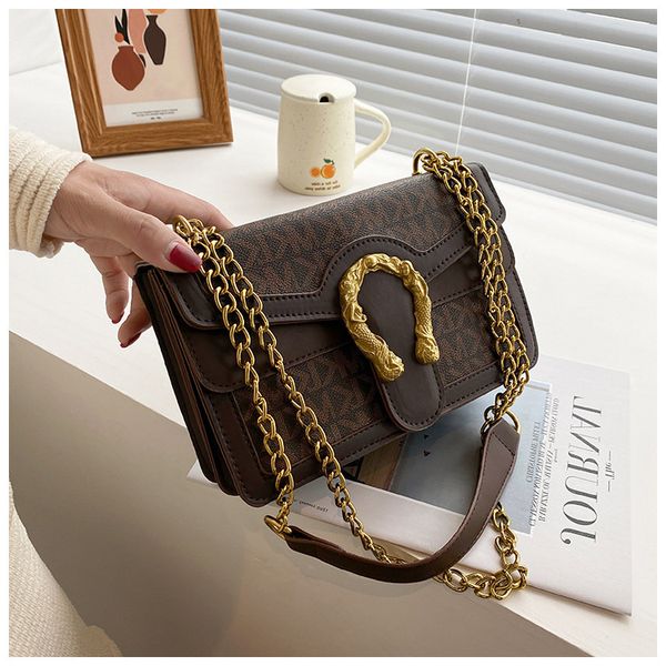 

bag women's new fashion single shoulder chain armpit korean student small square luxury designer handbag leather messenger bags female