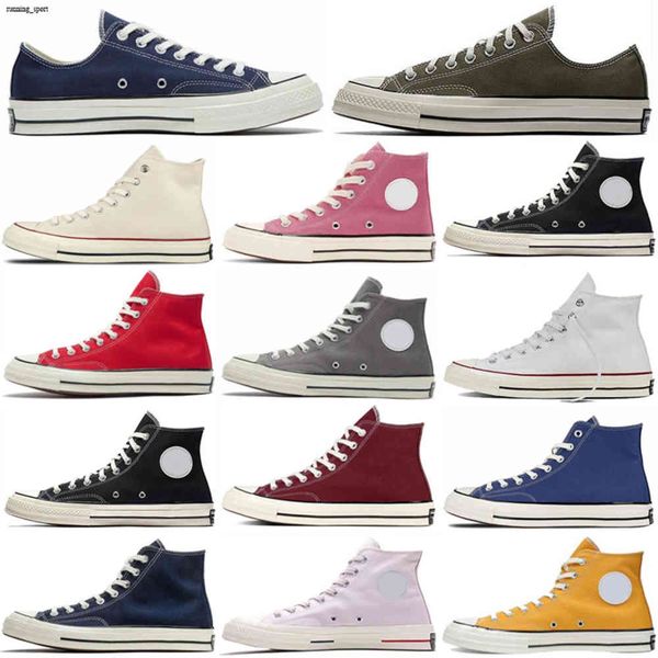 

mens canvas casual shoes platform hi reconstructed slam jam triple black white high low men women sport sneakers 35-44
