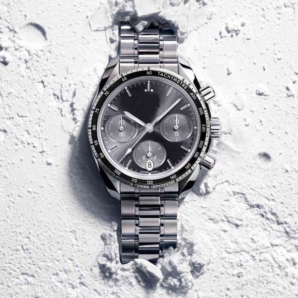 

watches wristwatch luxury fashion designer 21 ruiou superba timing automatic mechanical business six needle running second steel band, Slivery;golden