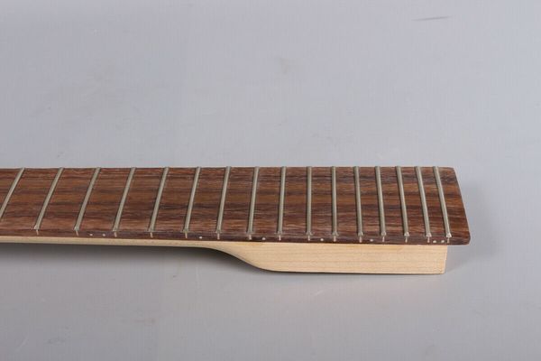 

aaa electric guitar neck 24fret 24.75inch maple rosewood fretboard no inlay