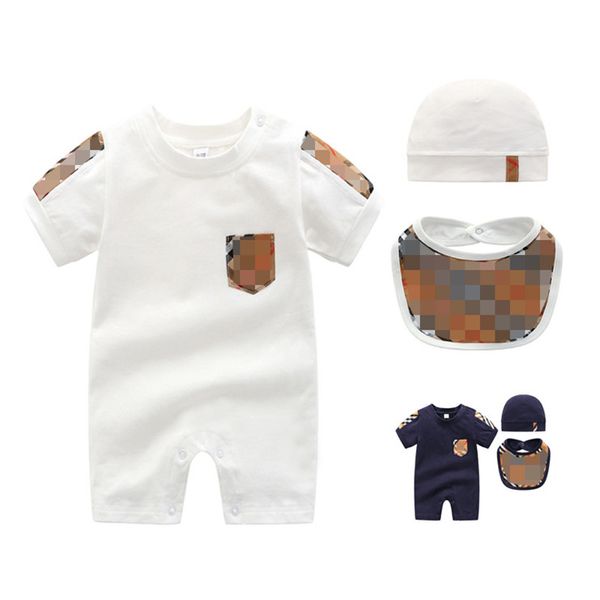 2022 Kinder Strampler Sommer Jungen und Mädchen Mode Neugeborene Babyklettern Kleidung Marken Baby Girl Rompers Säugling