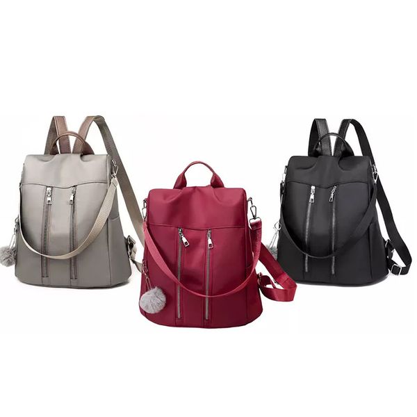 

fashion oxford cloth waterproof anti-theft girls casual shoulder bag women small purse backpack