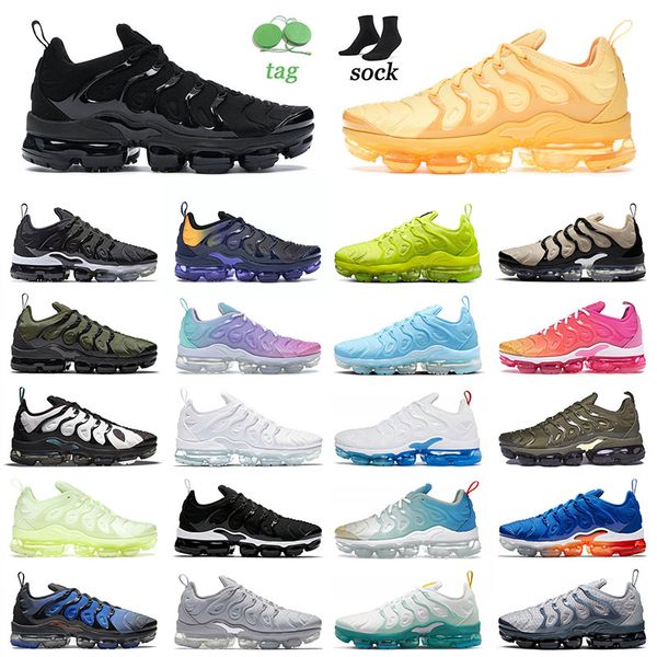 

2022 new arrival tn plus running shoes size 13 triple black university gold griffey since barely volt since pastel men women vapur sneakers
