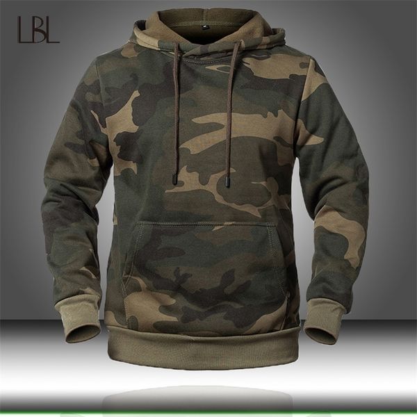 

camouflage hoodies men fashion sweatshirt male camo hoody hip autumn winter military hoodie mens clothing us/eur size 220325, Black