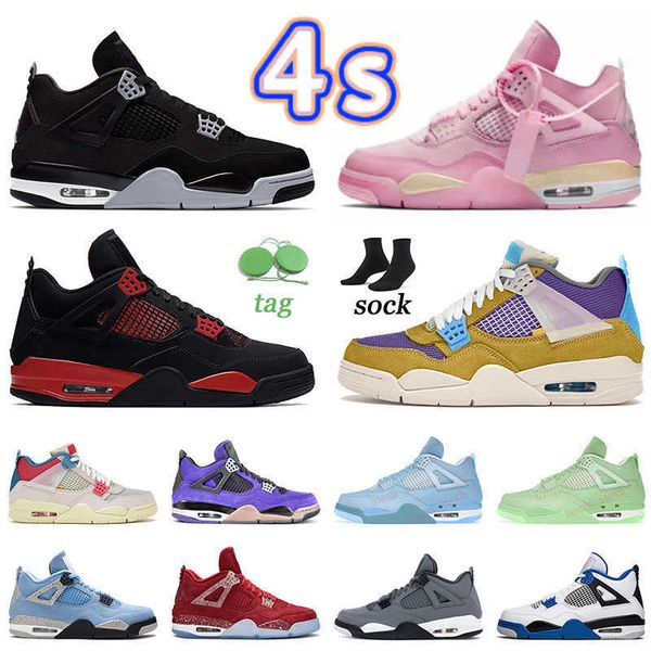 

men women basketball shoes 4 4s black canvas union desert moss analyzes offs noir white cream sail red thunder raptors gs motorsports cool a
