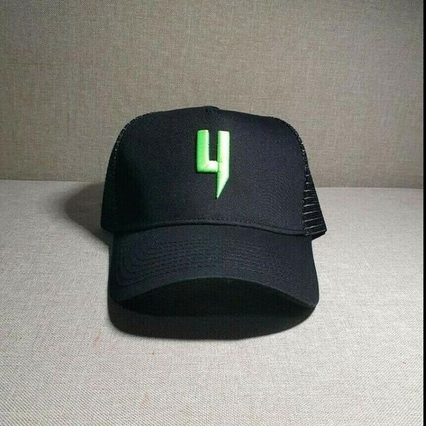 

yelir world volt green rare trucker mesh hat baseball cap bnwt snapback, Blue;gray