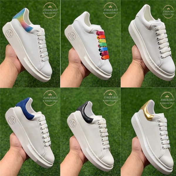 

designer oversized casual shoes classic suede white black leather luxury velvet womens espadrilles trainers mens flats lace up platform sole