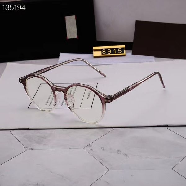 

classic designer mens woman myopic glasses adumbral fashion sunglasses full frame for man womens plain anti- blue light round glass with box, White;black