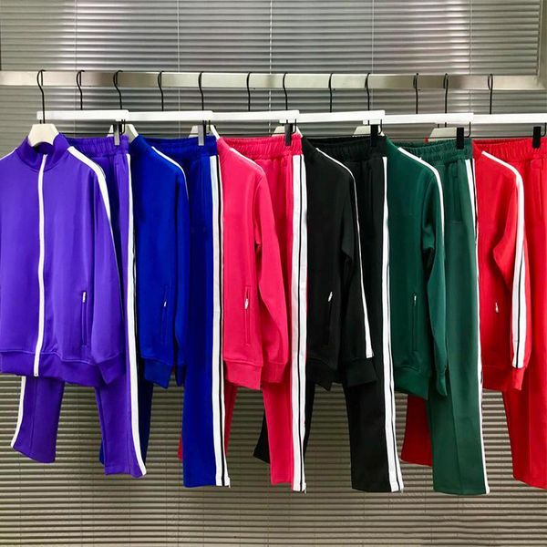 

womens palms palmangel tracksuits suits men track sweat suit coats man designers jackets angle sportswear bear, Black