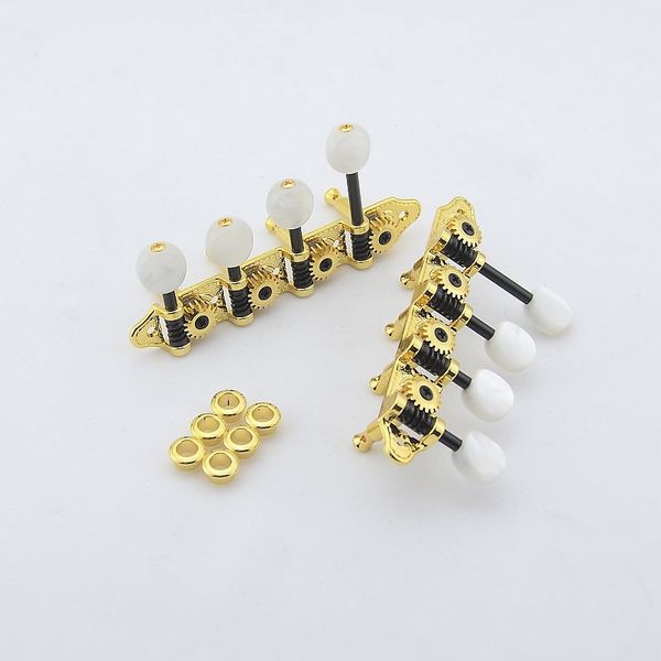 

1 set mandolin guitar machine heads tuners gear ratio 1:18 gold