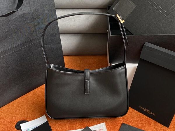 

realfine bags 5a 657228 23cm le 5 a 7 hobo calfskin leather shoulder handbags purses for women with dust bag