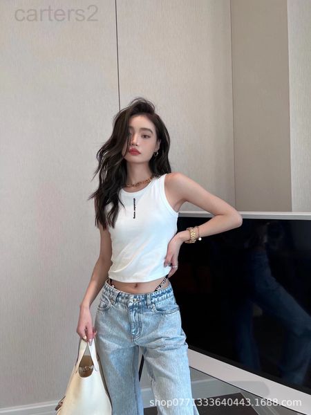 

women's tanks & camis designer chaopai 22ss spring and summer aw new vest worn outside built inside. the slim style different from the, White