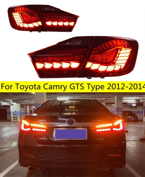 Luz traseira de LED para Toyota Camry GTS Tipo 2012-2014 Halogênio Bulbo traseiro LED LED Sinal revertendo luzes de nevoeiro Substituição