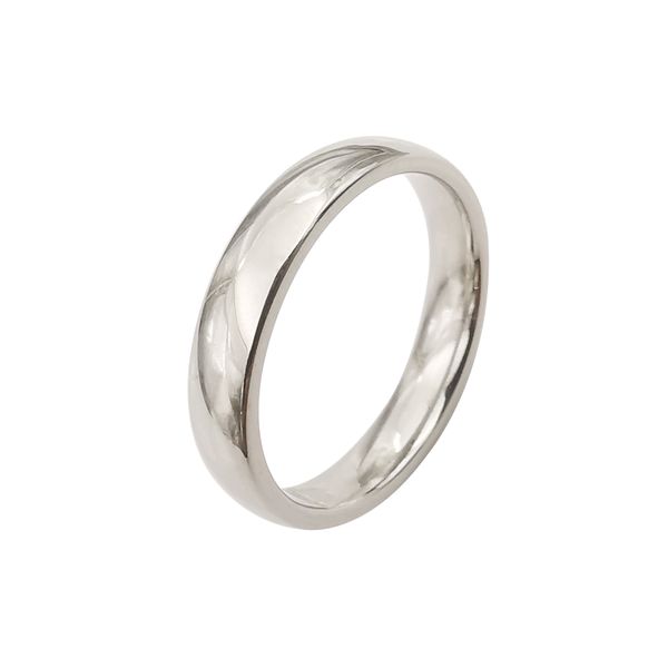 

women men 4mm stainless steel ring minimalist ring jewelry party simple fashion gift size 6 to 12, Silver