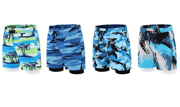 

men's swim shorts summer swimwears man running beach short surfing board shorts for men