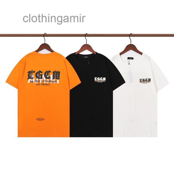 

designer amirss t shirt 2022 mens fashion fashion brand short sleeve co signed letter printed t-shirt high street casual versatile men', White;black