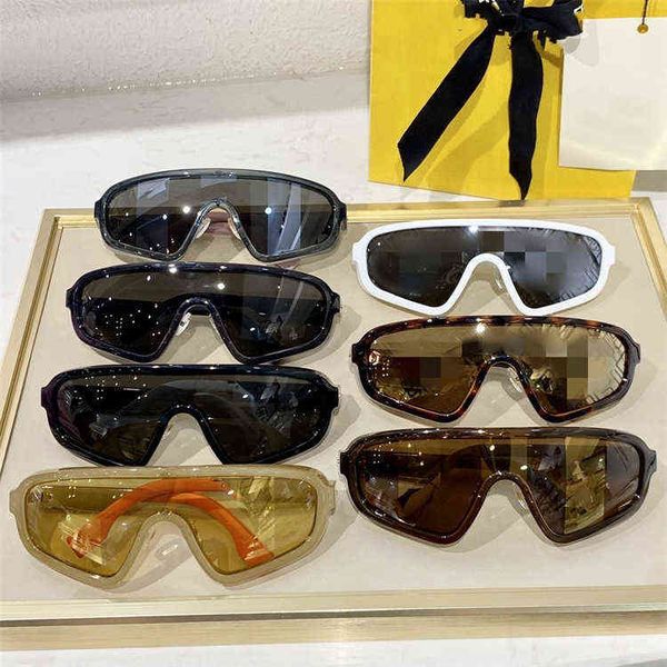 

f family's new large frame sunglasses fashion lens net red same designer sunglasses luxury eyewear personality, White;black