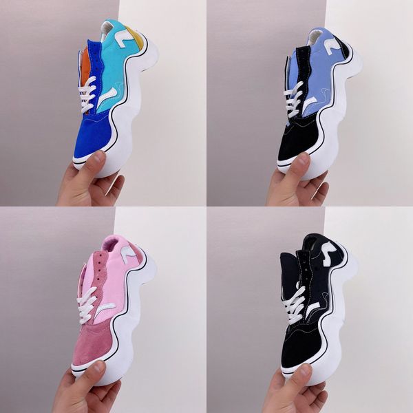 

men women designers van casual shoes fashion old skool canvas skateboard shoes black white wavy baby sports sneakers outdoor flat sneakers l