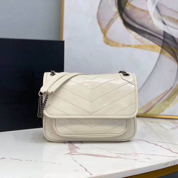 

designer luxury fashion crossbody shoulde bags niki white grey message cowhide leather bag envelope handbags woman thread lady wholesale pla