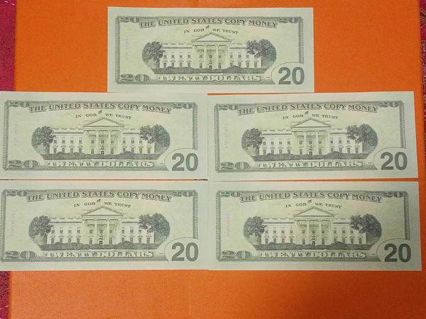 

50% size usa dollars party supplies prop money movie banknote paper novelty toys 10 20 50 100 dollar currency fake money children gift a001
