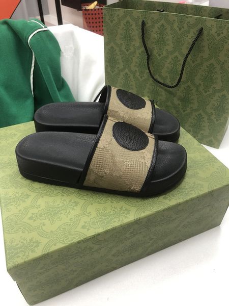 

women's men's slide sandals sneakers trend flats spring designer vulcanized shoes elegant brand slide slippers 0328, Black