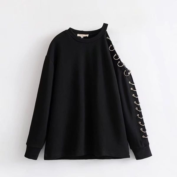 

sweatshirt female hoodies for women punk gothic sweatshirt clothing steampunk female sweatshirt women dd1478 s y200610, Black