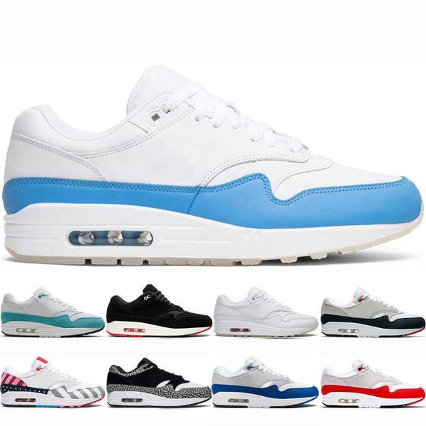 

men women 87 one running shoes mens university blue white red sneakers anniversary royal orange patch parra bred atomic teal womens trainers