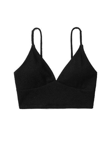 

solid tankini i1pv#, White;black