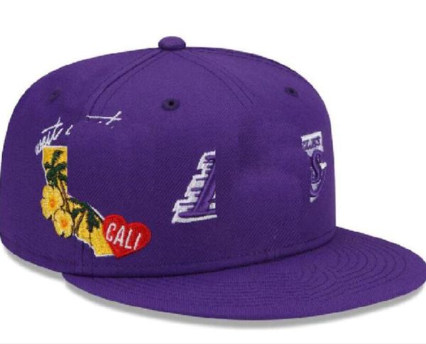 American Basketball LAL Snapback Hats 32 Teams Casquette Sporthut Verstellbare Kappe A7