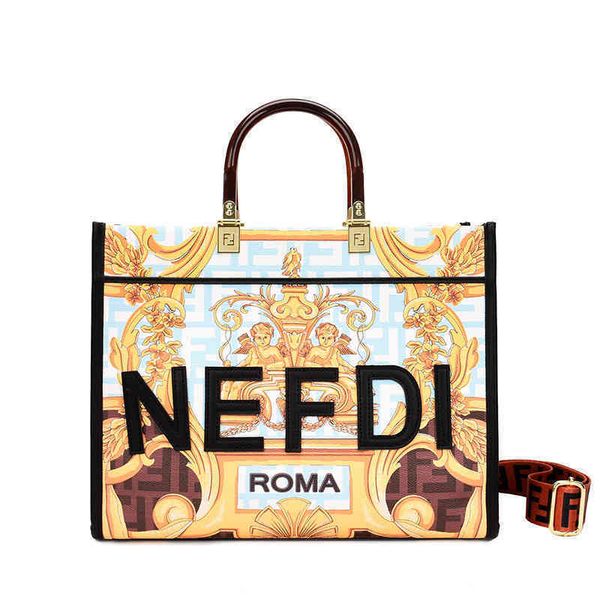 

56% 2022 new fashion handbags bucket hand versatile printed