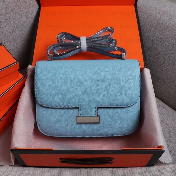 

7a designer bag luxurys handbags real leather womens handbag shoulder crossbody bag wallet constances the shoulder with silver