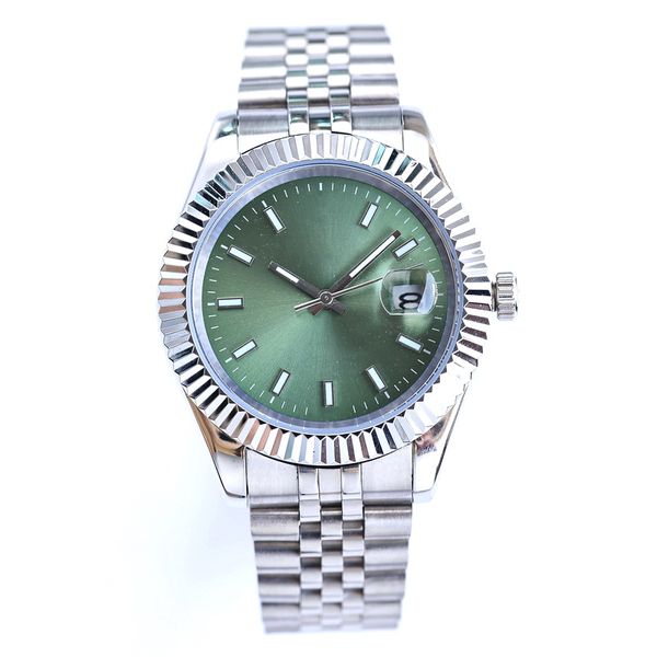 

watch green mens watchs designer oyster perpetual orologio waterproof 904l full stainless steel automatic mechanical luminous sapphire 41 lu, Slivery;brown