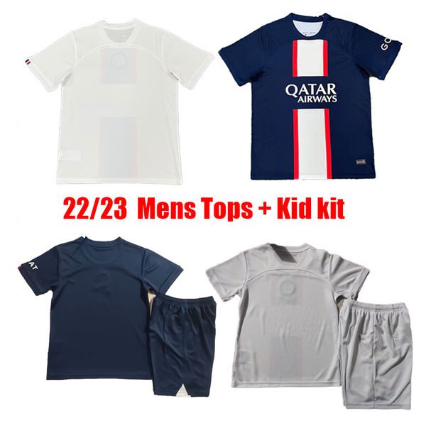 

22 23 di maria icardi mens soccer jersey 2022 2023 sergio ramos home away 3rd football pari shirt verratti kimpembe uniform m b a p p e, Black;yellow