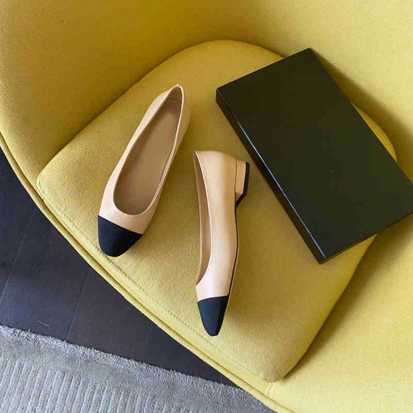 

slippers in the early spring of , flat bottomed lady korean single shoes are comfortable, heels, color matching and versatile, 0f27, Black