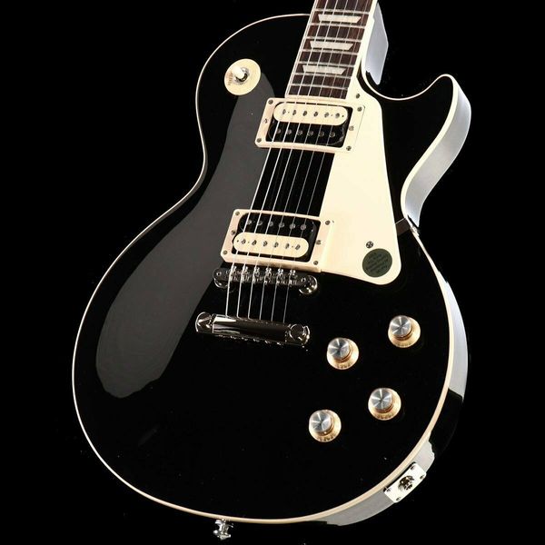 

les classic ebony electric guitar