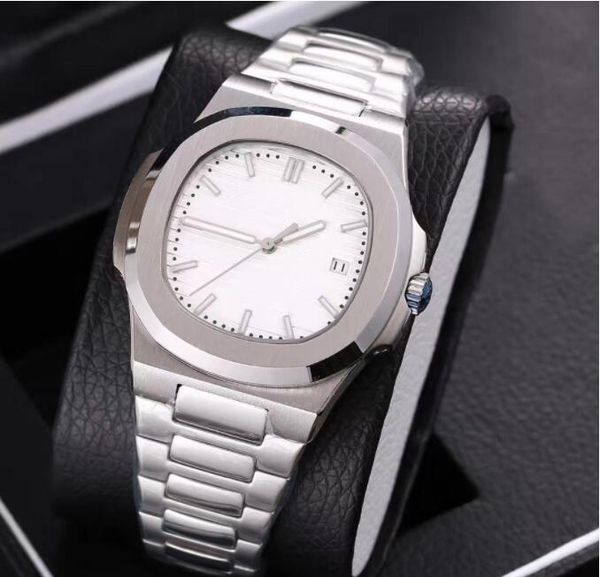 

with box papers men watches 40.5mm blue dial sapphire glass 2813 movement mechanical automatic mens watch men's wristwatches, Slivery;brown