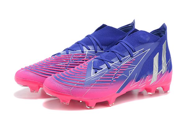 

shoe premium version ad predator edge geometric.1 fg blue men's soccer sneakers, Black