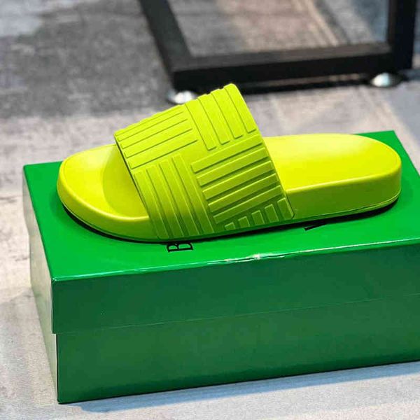 

slides slippers striped green black sand white bone mens womens flats rubber peep toe sandals summer fashion beach pool shoes size 36-45