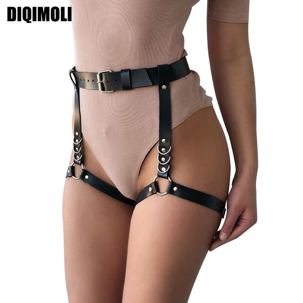 Erotische Lederhosen Kleidung Anzug BDSM Bondage -Beschränkungen Gurt verstellbare Kleidung Paare sexy Flirtspielzeug für Frauen