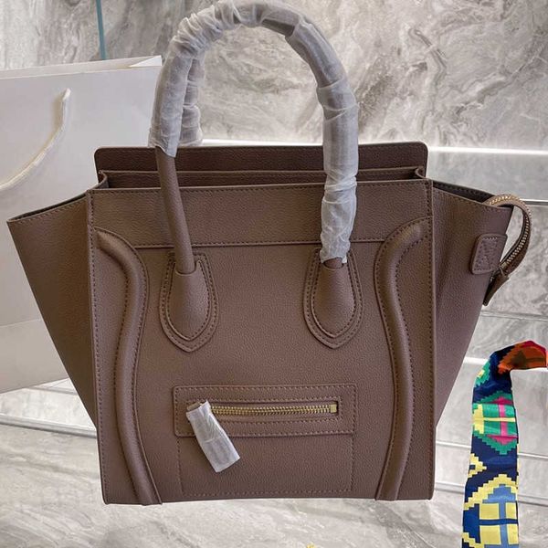 

classic luxury ladies trapeze casual tote handbag real cowhide leather designer shoulder bat bags with wrist purse boston messenger shopping