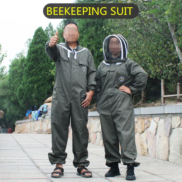 1 Set Arı Kostüm Arı Takım Tam Havalandırılmış Giysiler Arı Kovanı Arıcılık Araçları için ANICOUCHULE TEŞEKKÜRLÜK 220602